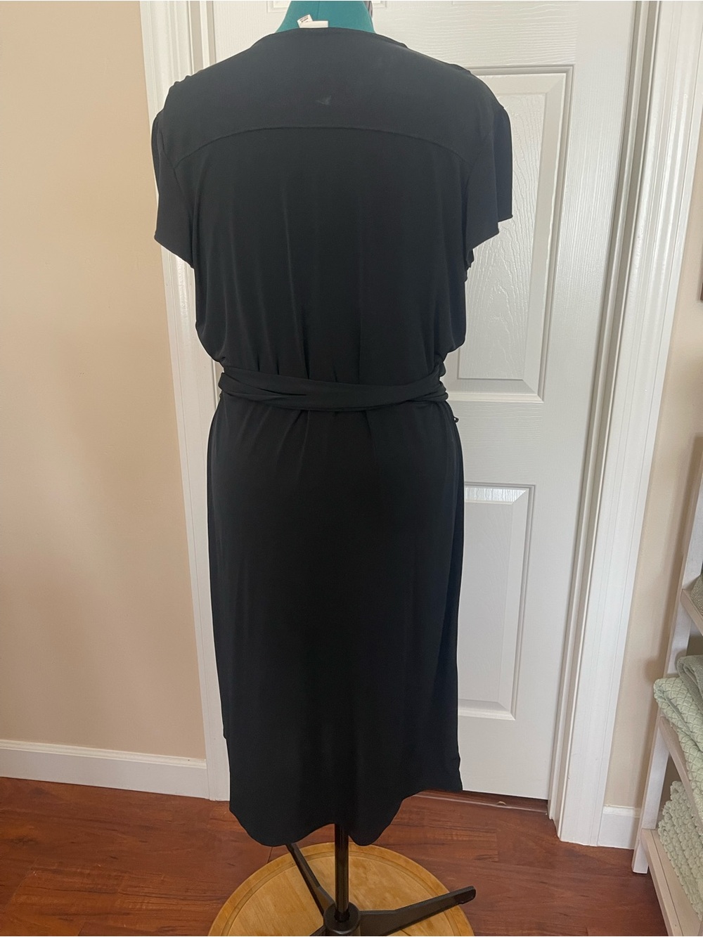 Merona Black wrap dress XXL - Picture 8 of 16
